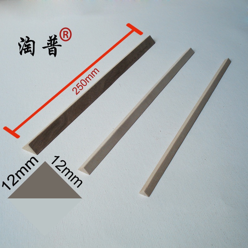 優惠 桐木條 三角形木條木棒桐木三角條木製等腰直角6,8,12方形木條手工小房子153 | 蝦皮購物