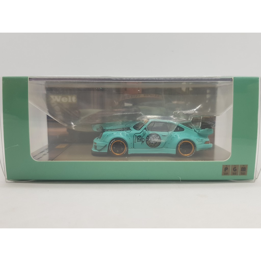 小車停車場】 PGM 1/64 RWB 930 Tiffany Blue 合金全可開| 蝦皮購物