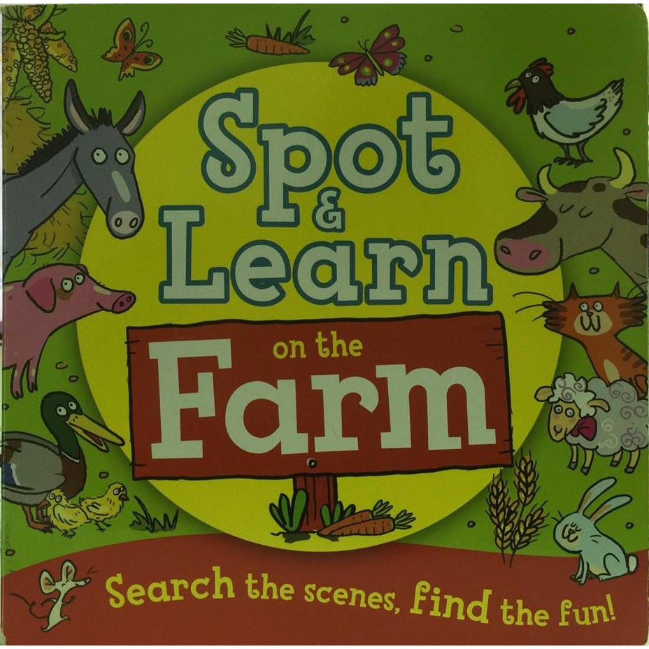 《展示品》英文學習書-Spot&Learn -on the FARM | 蝦皮購物