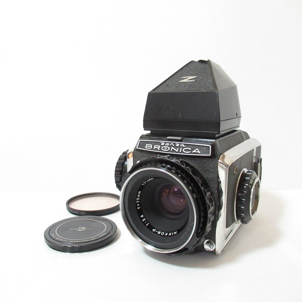 【良品】Zenza Bronica S2 & NIKKOR 75mm f/2.8