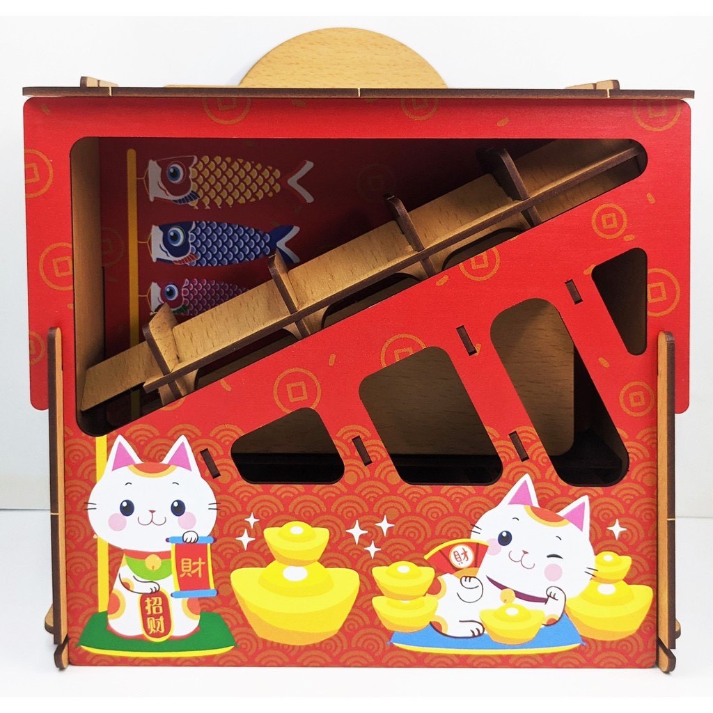 DIY自動分類存錢筒存錢桶豬公撲滿益智玩具鈔票硬幣儲蓄交換禮物恐龍木質文創培養創意| 蝦皮購物