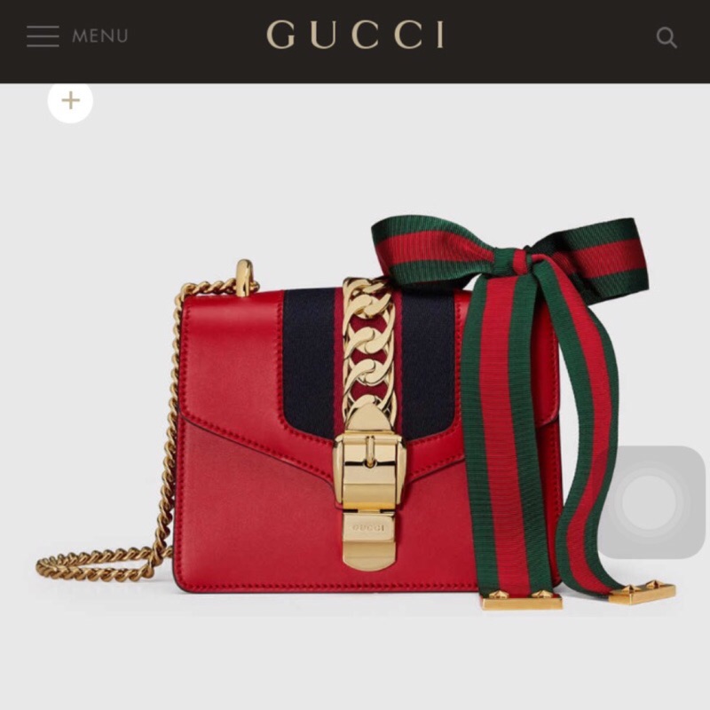 Gucci sylvie leather mini chain bag