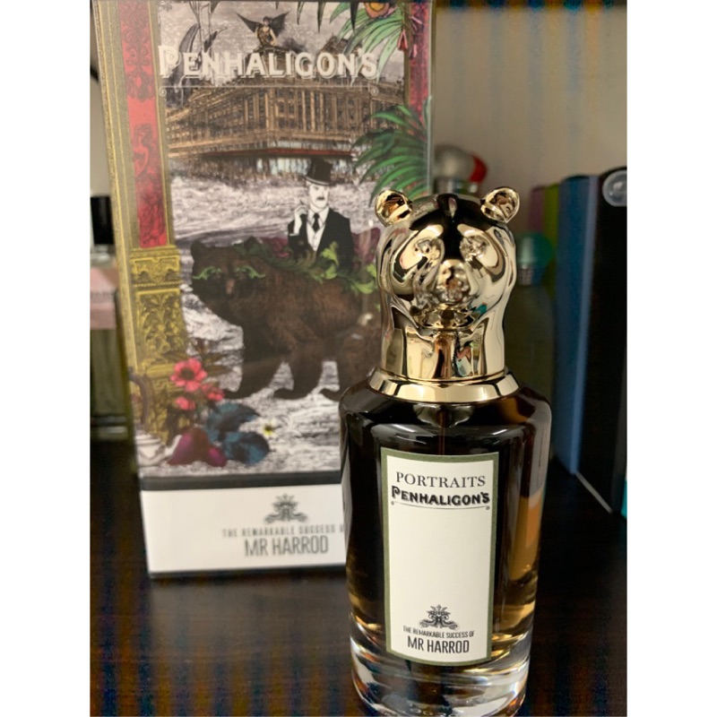 Penhaligons Mr Harrod Harrods百貨限定熊大熊獸首肖像香水75ml | 蝦皮購物