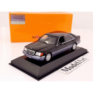 【模型車藝】1:43 Minichamps Mercedes-Benz S-Class 600 SEL W140黑 | 蝦皮購物