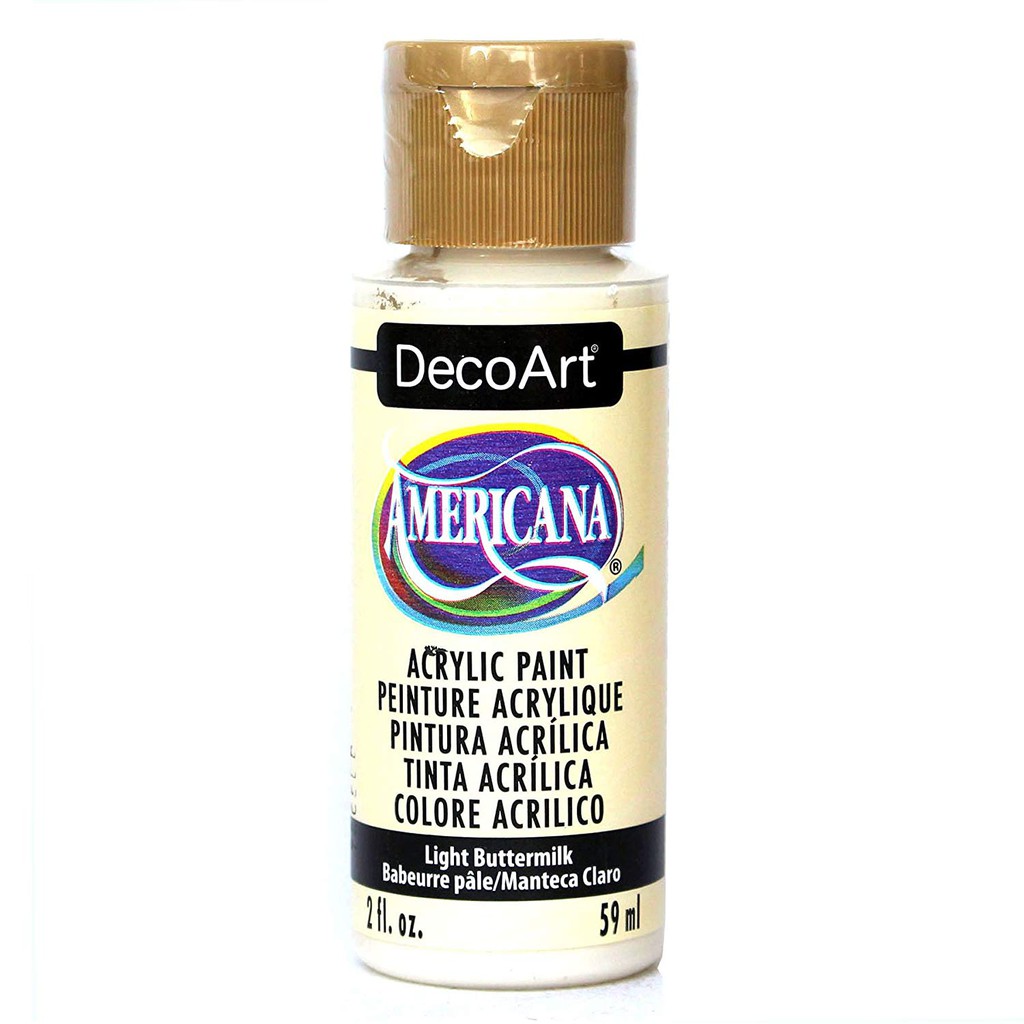 DecoArt Acrilico Satinato Multisuperficie 59ml - Colore 'Chicco Di Cacao' | Vernice Per Legno, Vetro, Tessuto, Ceramica E Plastica - 5