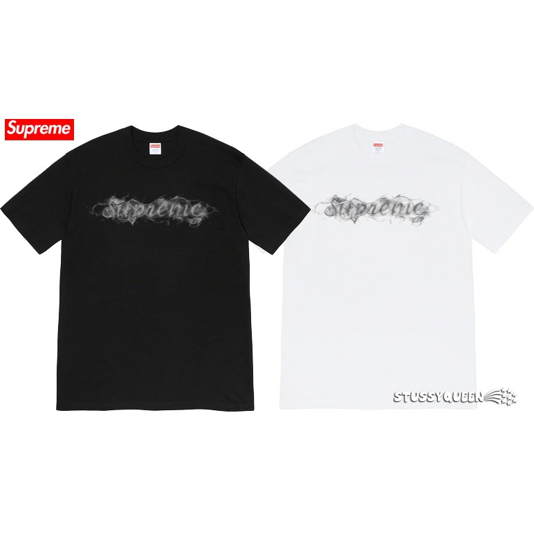 全新正品2019 秋冬FW 現貨Supreme Smoke Tee 煙霧菸Logo字體首發  