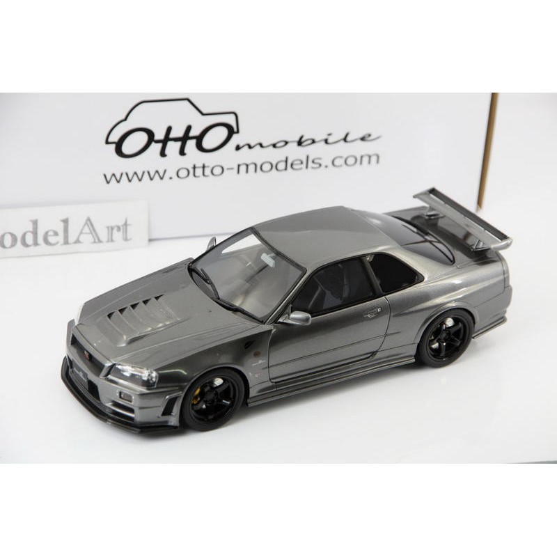 1:18 Otto Nissan Skyline Nismo GT-R R34 Clubman Race Spec槍灰| 蝦皮購物