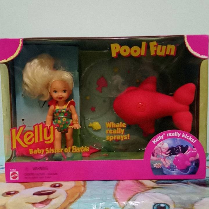 現貨 全新 古董 芭比 Pool Fun Kelly Barbie 妹妹 1997年 蝦皮購物