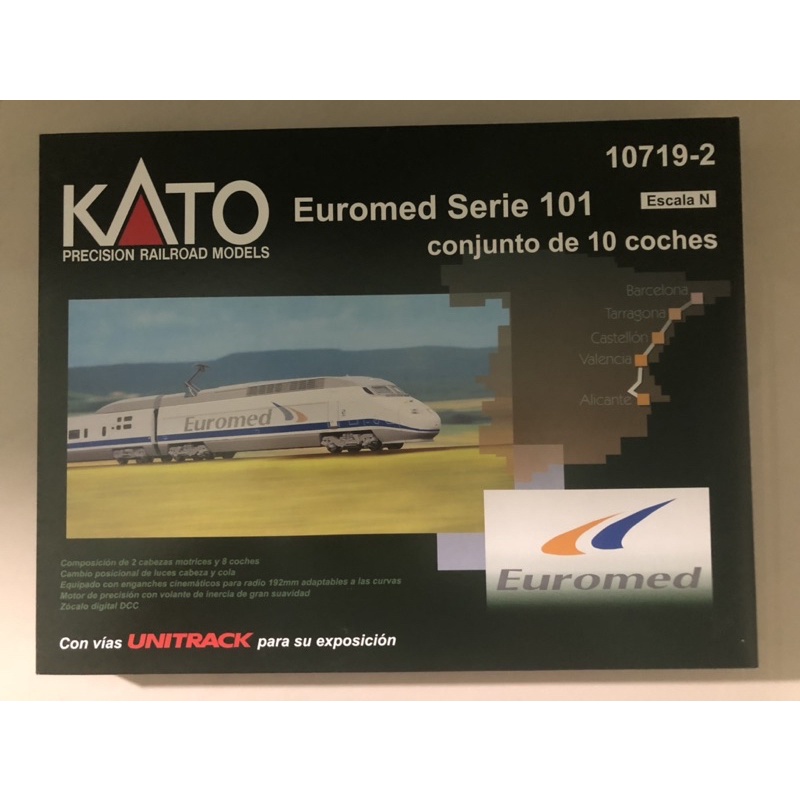 KATO N-Scale 10719-2 Euromed Serie 101 Ten Car Set, LN?BX | eBay