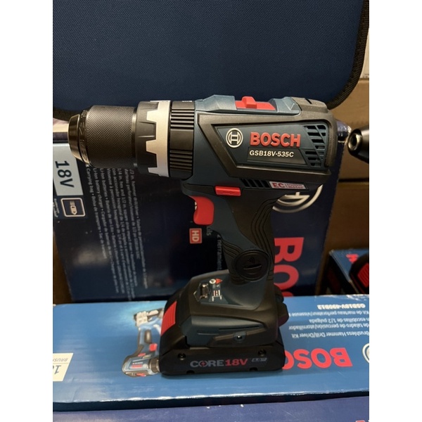 博世BOSCH GSB18V535C (18V60C) 高級無刷四分震動中型電鑽，比18 VEC更高級 蝦皮購物