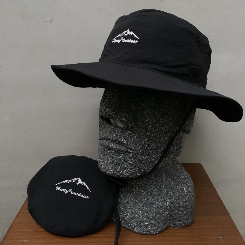 裝備部落】Hatty outdoor 漁夫帽UPF50+ 透氣速乾摺疊收納登山帽露營帽