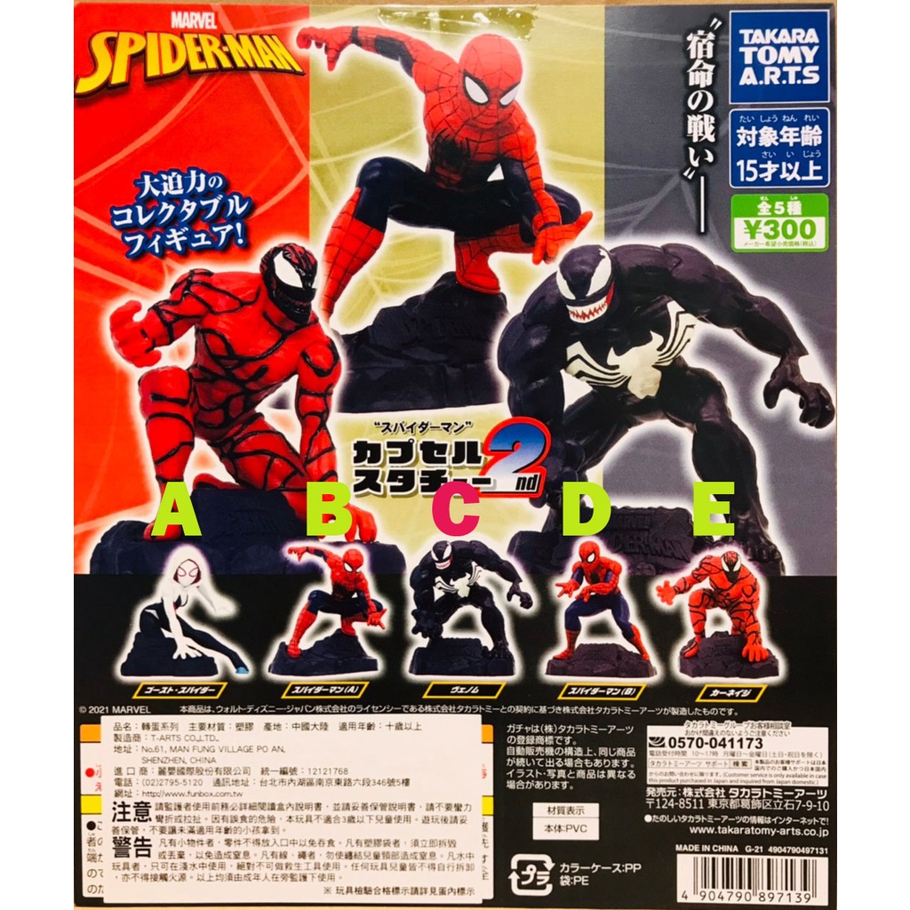 スパイダーマンの日常 (自撮り)ガチャポン タカラトミーアーツ - アメコミ