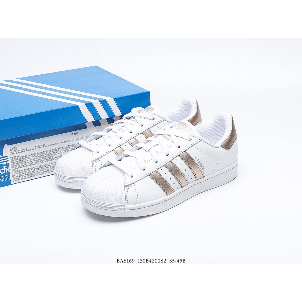 Adidas original superstar rose gold sale