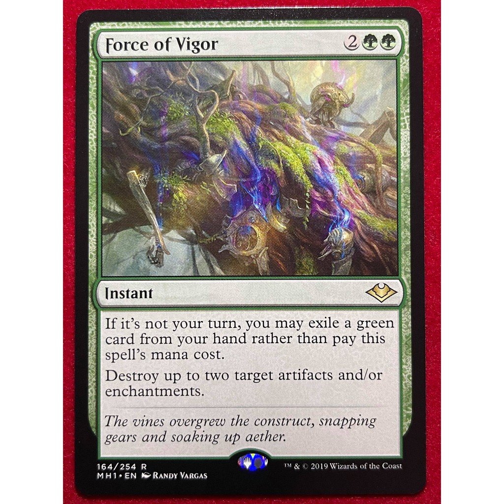 MTG- Force of Vigor - Modern Horizons (MH1) NMT 海外 即決-