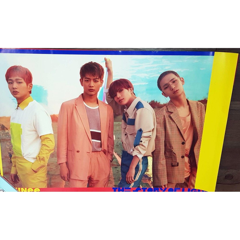 SHINee [ 官方海報 The Story Of Light - A ] Kpop 專輯 Poster 絕版 收藏 | 蝦皮購物