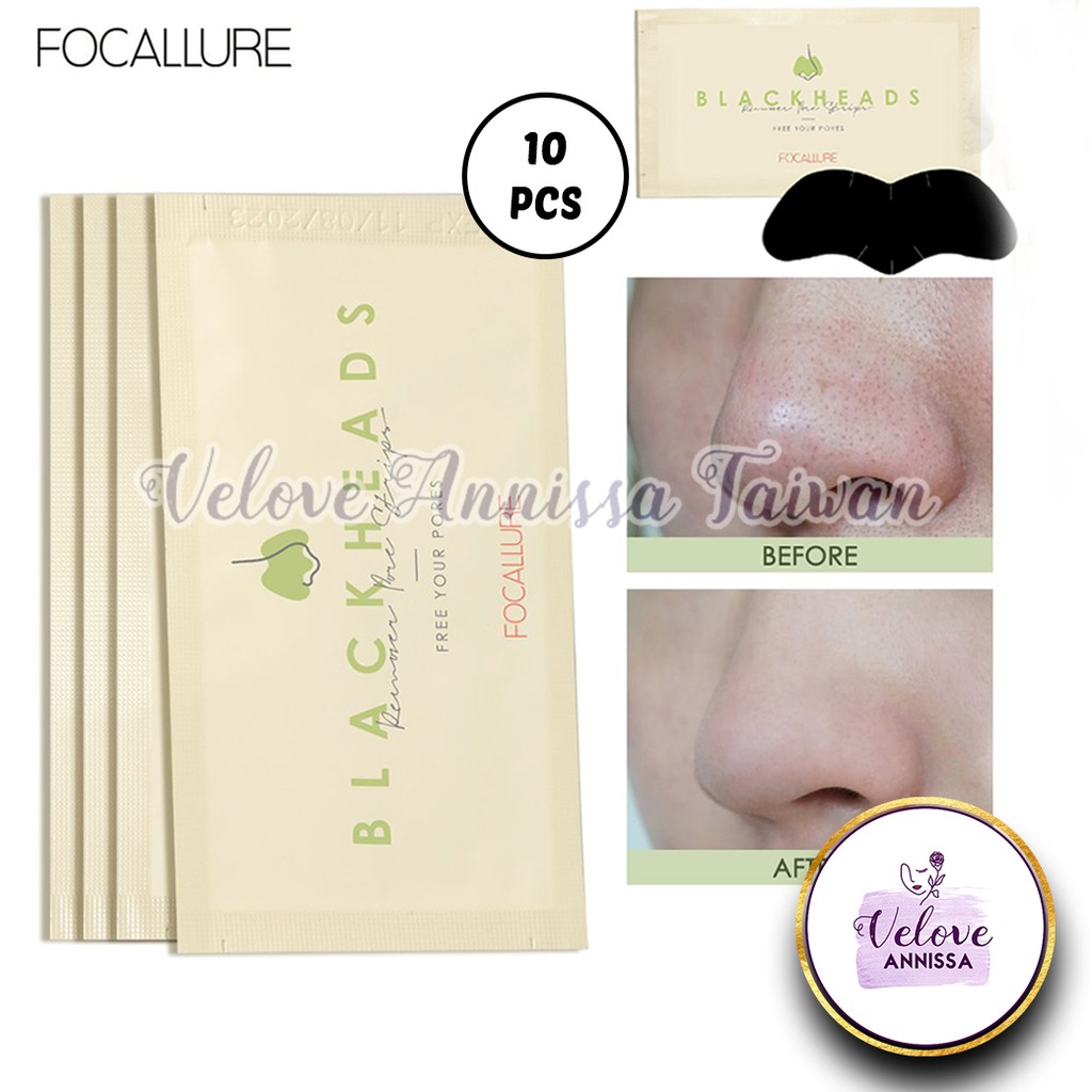 FOCALLURE blackhead pore strip komedo pori pencabut masker | 蝦皮購物