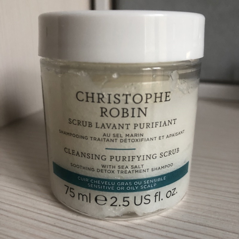 🌟現貨🌟 Christophe Robin CR 🌊海鹽舒緩頭皮潔淨霜🌊 75ml 40ml 🌹玫瑰豐盈淨化髮泥🌹 | 蝦皮購物