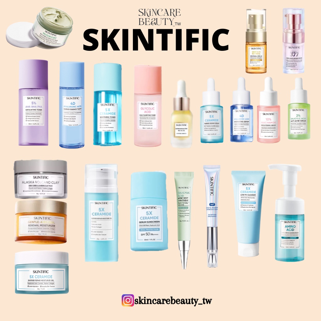 SKINTIFIC 5X Ceramide (Face oil, Moisture Gel, Face Wash) 蝦皮購物