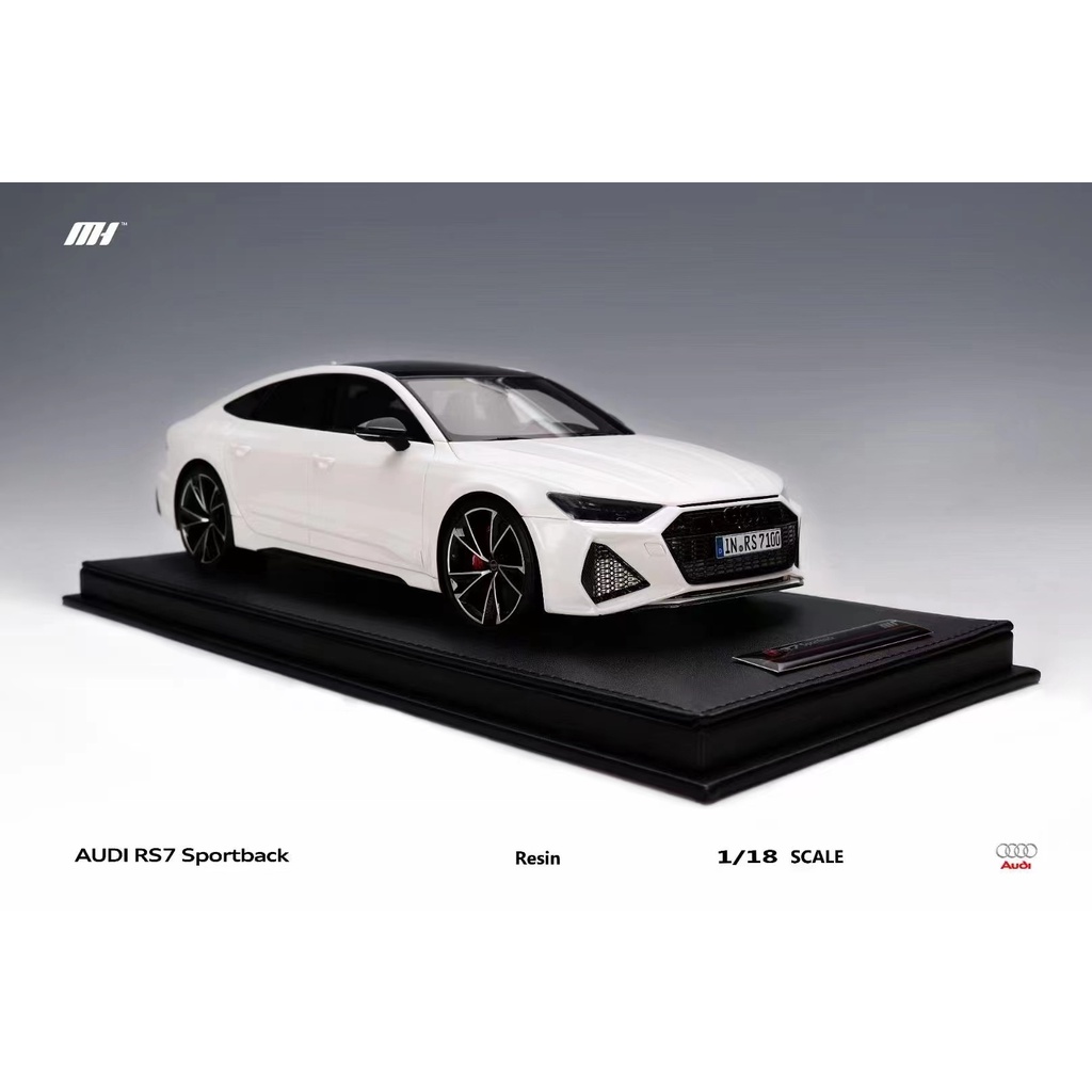 模例】MotorHelix 1/18 Audi RS7 Sportback 珍珠白| 蝦皮購物