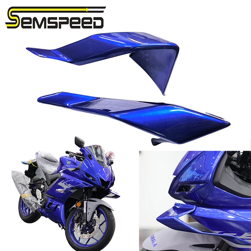 SEMSPEED] 適用於Yamaha R3 R25 V2 2019-2024 R15 V3/R15M 摩托車側風翼| 蝦皮購物