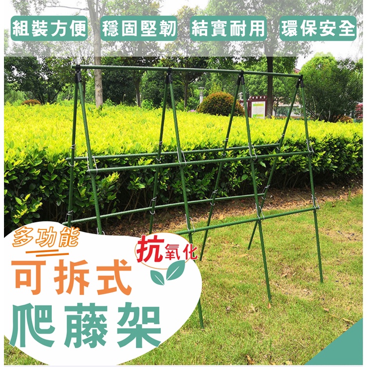 【免運費 高雄現貨】瓜果棚架 超長組【整套全配/市售20mm最粗最耐重】網室架溫室菜園爬藤架 有機果園包塑鋼管 鐵竹桿架 | 蝦皮購物