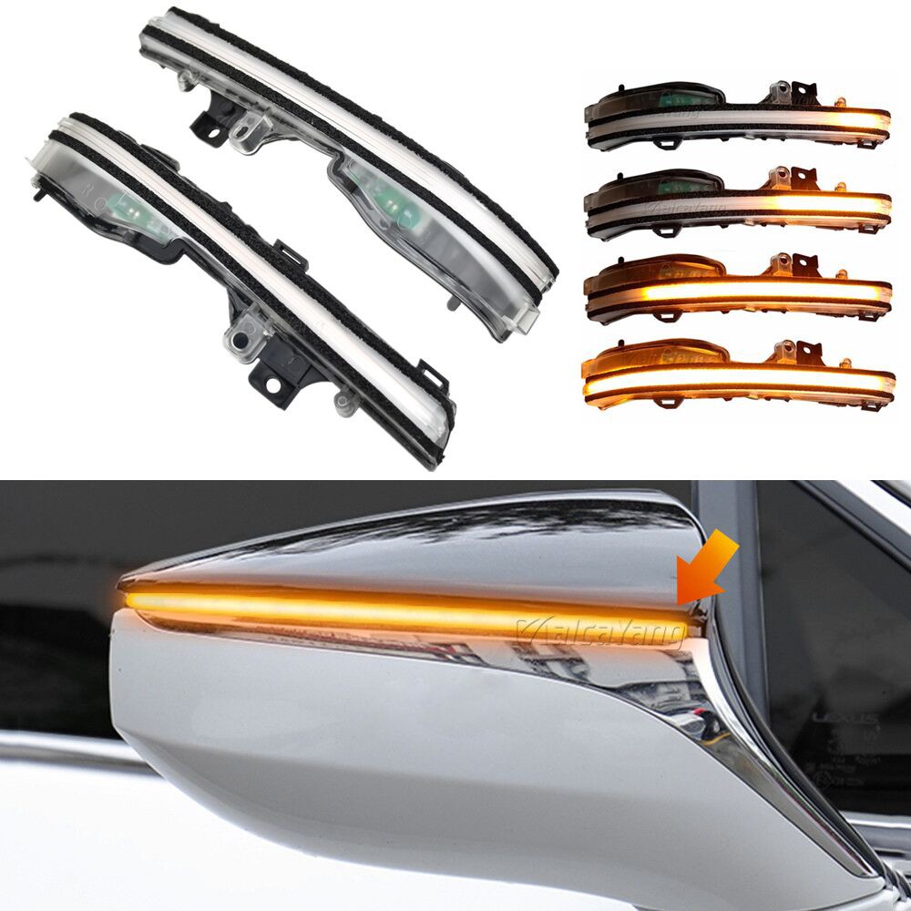 2 pz indicatore laterale dinamico luce di direzione lampeggiatore sequenziale per HONDA Prelude CRX S2000 Integra Fit Del Sol Acura Civic