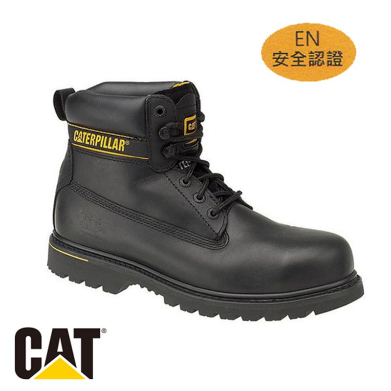 Bottines De Sécurité CAT Holton SB HRO SRC Pour Homme - Confortables & Antidérapantes - Normes EN ISO 20345:2011