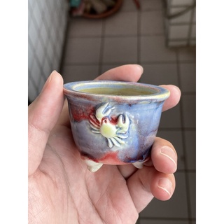 四方柱形鉢 四方彩花鉢 浮彫陶磁鉢 盆栽鉢 植木鉢 小品盆栽鉢 大