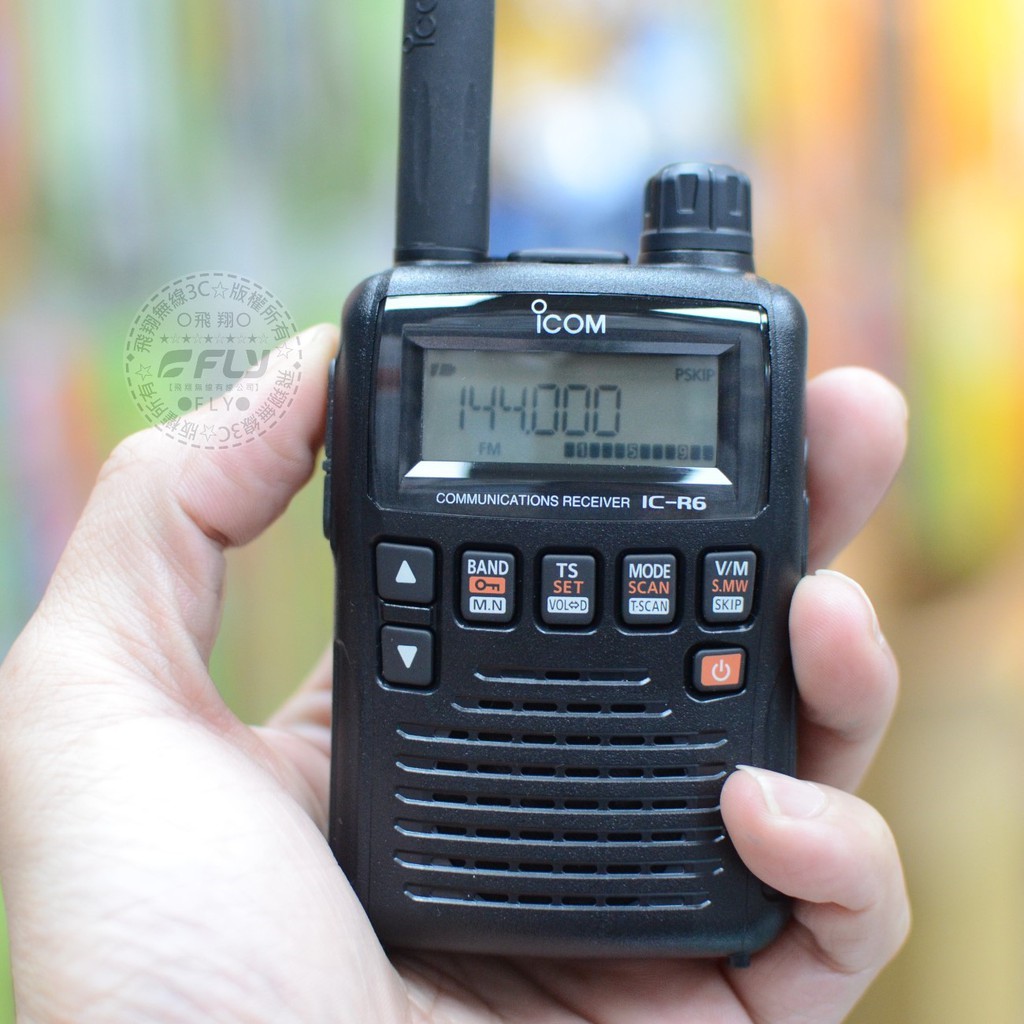 飛翔商城】ICOM IC-R6 無線電全頻接收機◉公司貨◉日本原裝 飛翔商城】ICOM IC-R6 無線電全頻接收機◉公司貨◉日本原裝