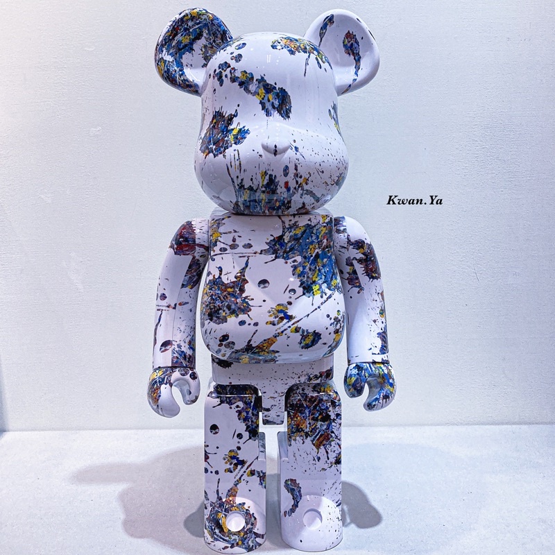 Be@rbrick Bearbrick 1000% Jackson Pollock Medicom toy 庫伯力克熊