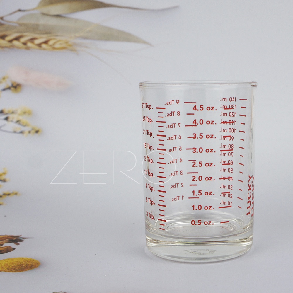 【泰國LUCKY】Scale Glass 刻度杯 140ml 量杯 盎司杯 濃縮杯 SHOT杯 刻度玻璃杯 | 蝦皮購物