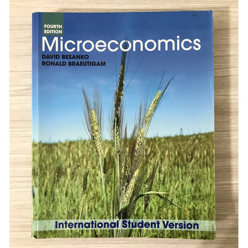 Microeconomics Fourth Edition/David Besanko | 蝦皮購物