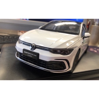 BuyCar模型車庫1:18 Volkswagen GOLF R-Line 280TSI 模型車MK8 8代福斯