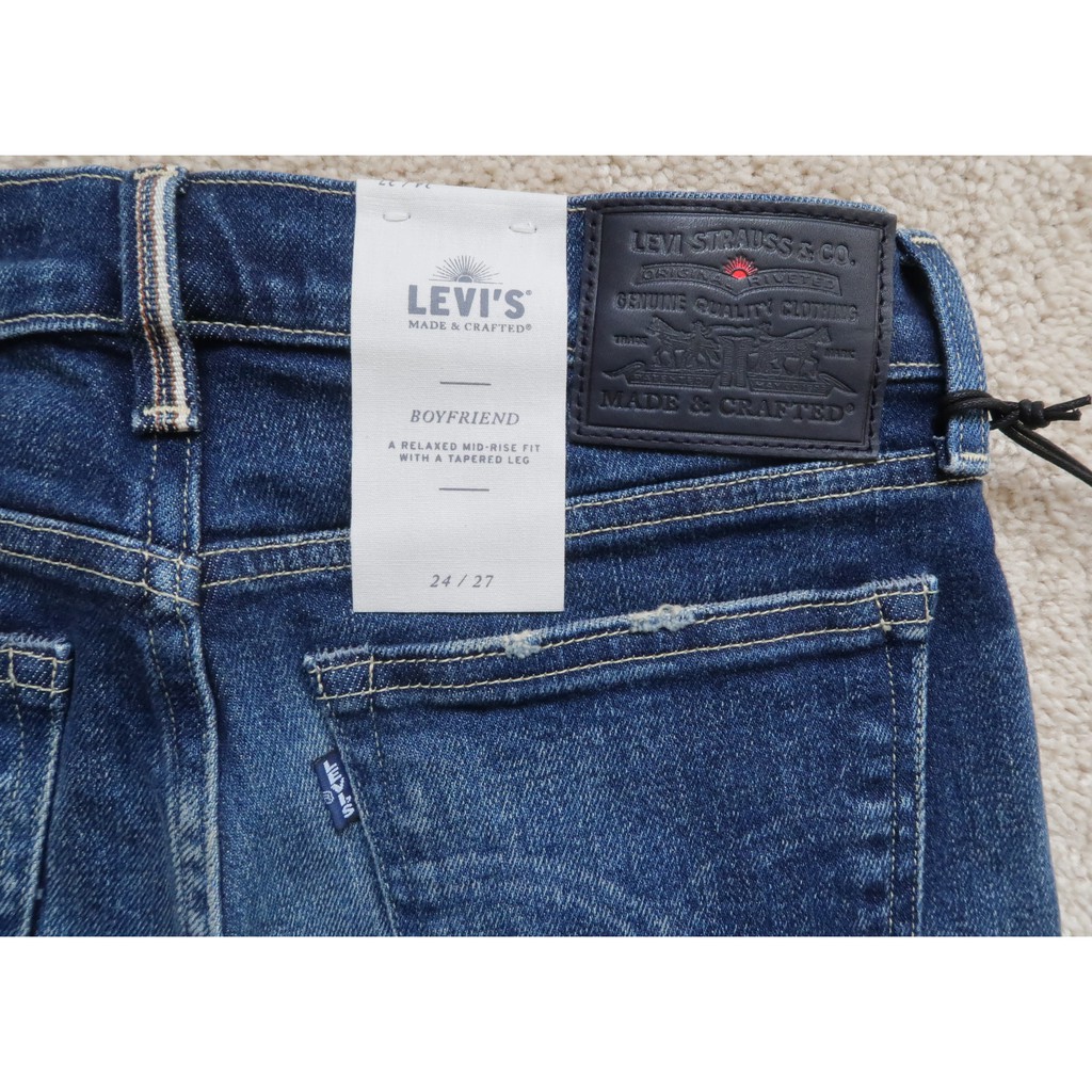 Levis Made Crafted LMC BOYFRIEND 牛仔褲745290004 W24/L27 日本製