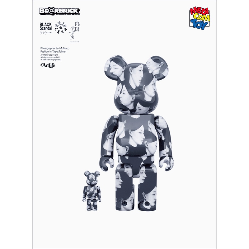 Artlife @ MEDICOM 2022 BE@RBRICK BLACKScandal 山本耀司内田すずめ限定品| 蝦皮購物