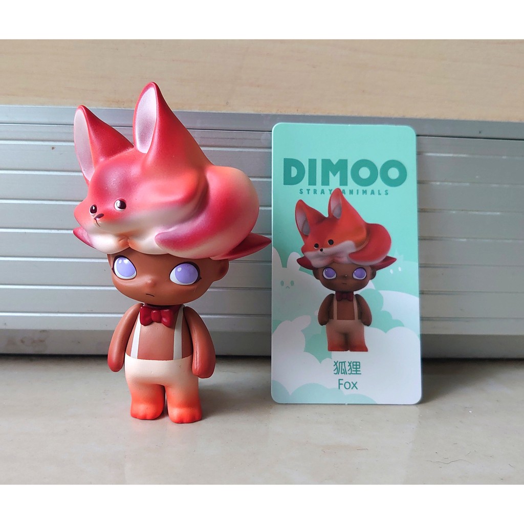 Popmart 泡泡瑪特 Dimoo 迷途動物 公仔 狐狸 | 蝦皮購物