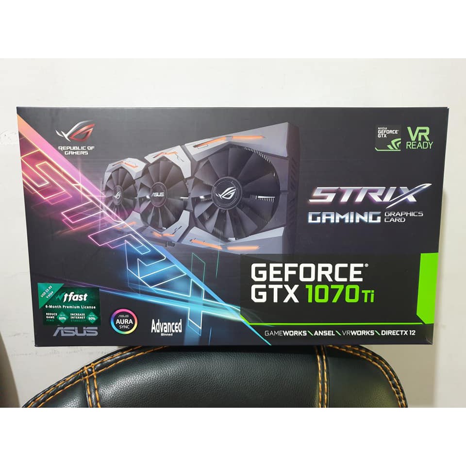 Asus Rog Strix Gtx1070ti A8g ASUS Geforce GTX 1070 Ti 8GB GDDR5