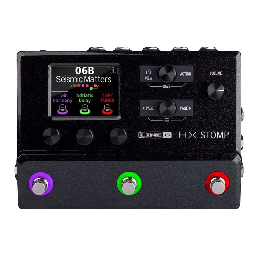 Line6 HX Stomp 電吉他貝斯綜合效果器可當錄音介面【又昇樂器.音響