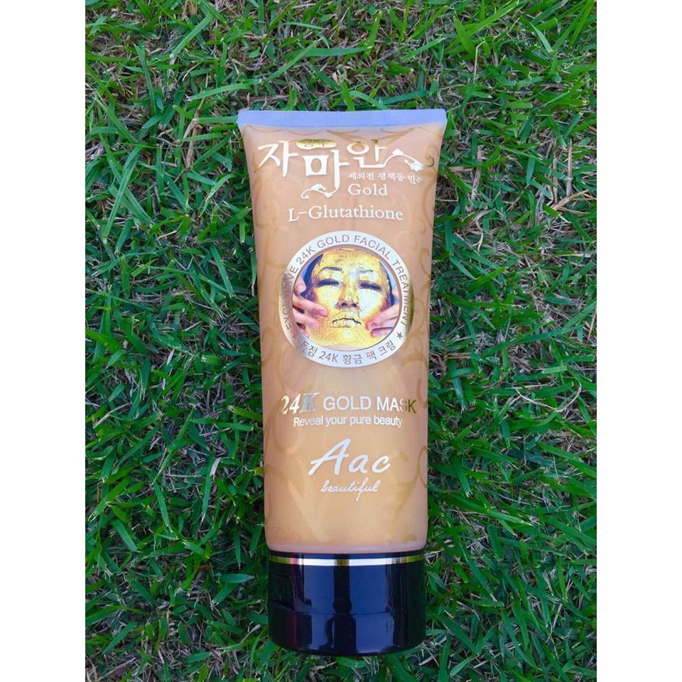 24k gold mask l glutathione Korea 24K Gold Facial Face Mask L-Glutathione (220 ml)