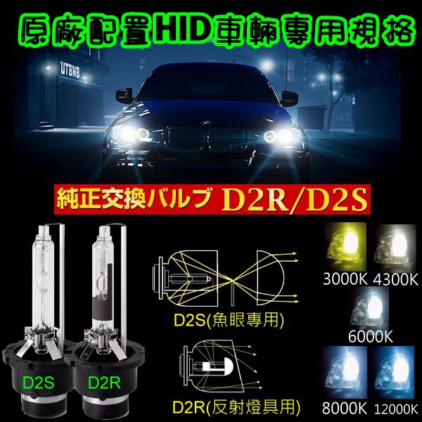 熱銷千組~D2S/D2R HID燈泡原廠HID交換型4300K 6000K 8000K 12000K