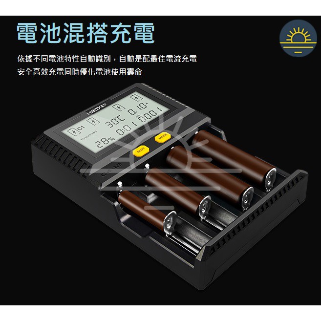 Amazon.co.jp: MiBOXER 電池充電器 18650 充電器 ミニ四駆 電池