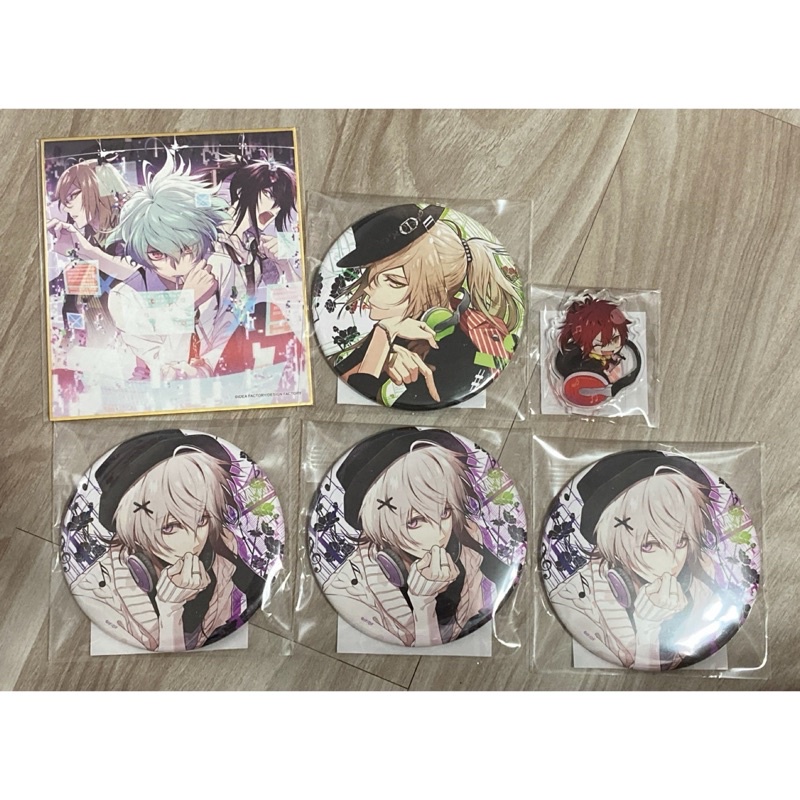 現貨全新未拆まるくじcollar malice カラマリ徽章立牌色紙乙女遊戲乙女