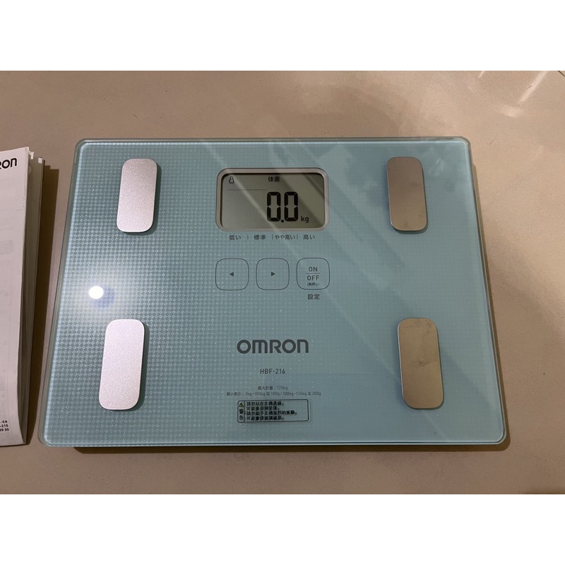 OMRON 歐姆龍體重體脂計 HBF-216(藍色)