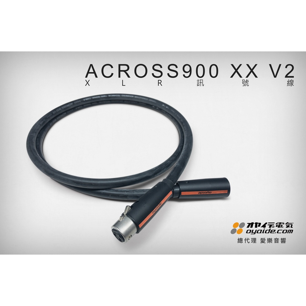 預購【Oyaide 台灣總代理】ACROSS 900 XX V2 XLR訊號線日本製廠線102