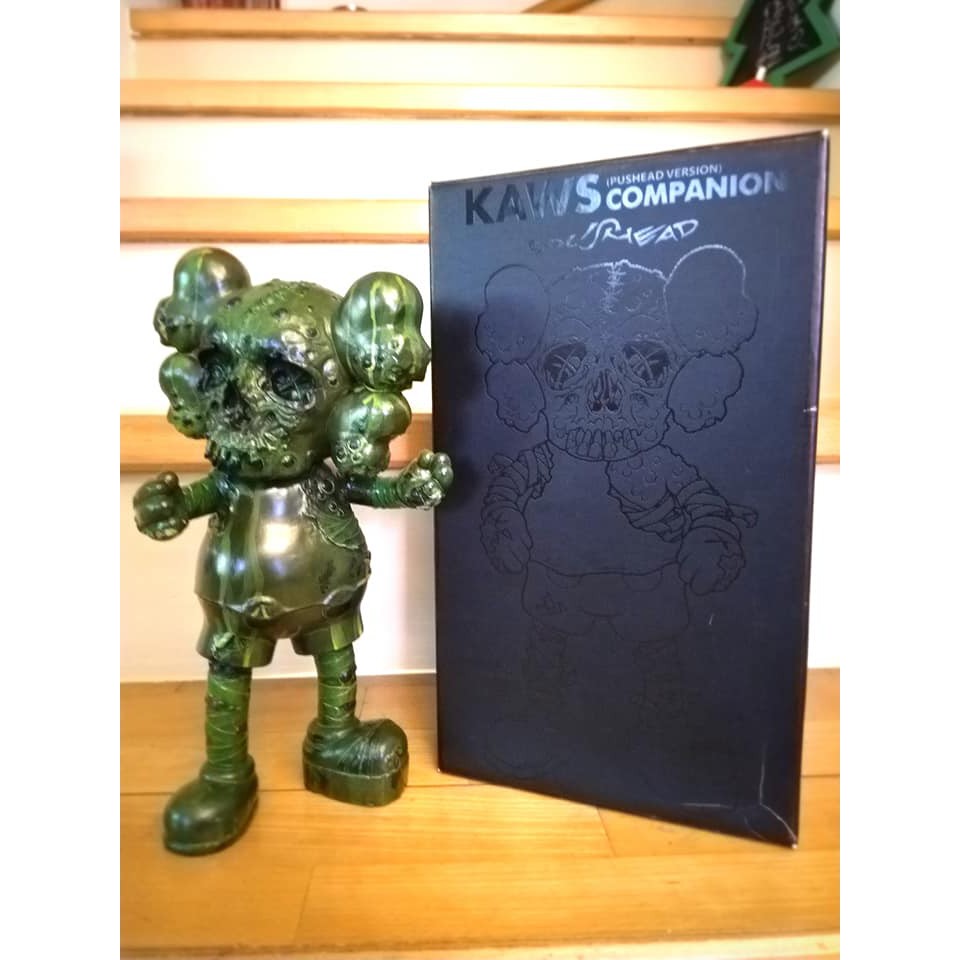 KAWS X Pushead. Companion (Green), 2005.潮流公仔卡伍斯| 蝦皮購物