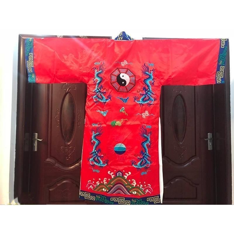 道士服裝男法衣道敎法器用品道服道袍林正英八卦衣服太極服宵台衣 法衣 道袍 經衣 道服 道教用品 道教服飾 道士服 | 蝦皮購物