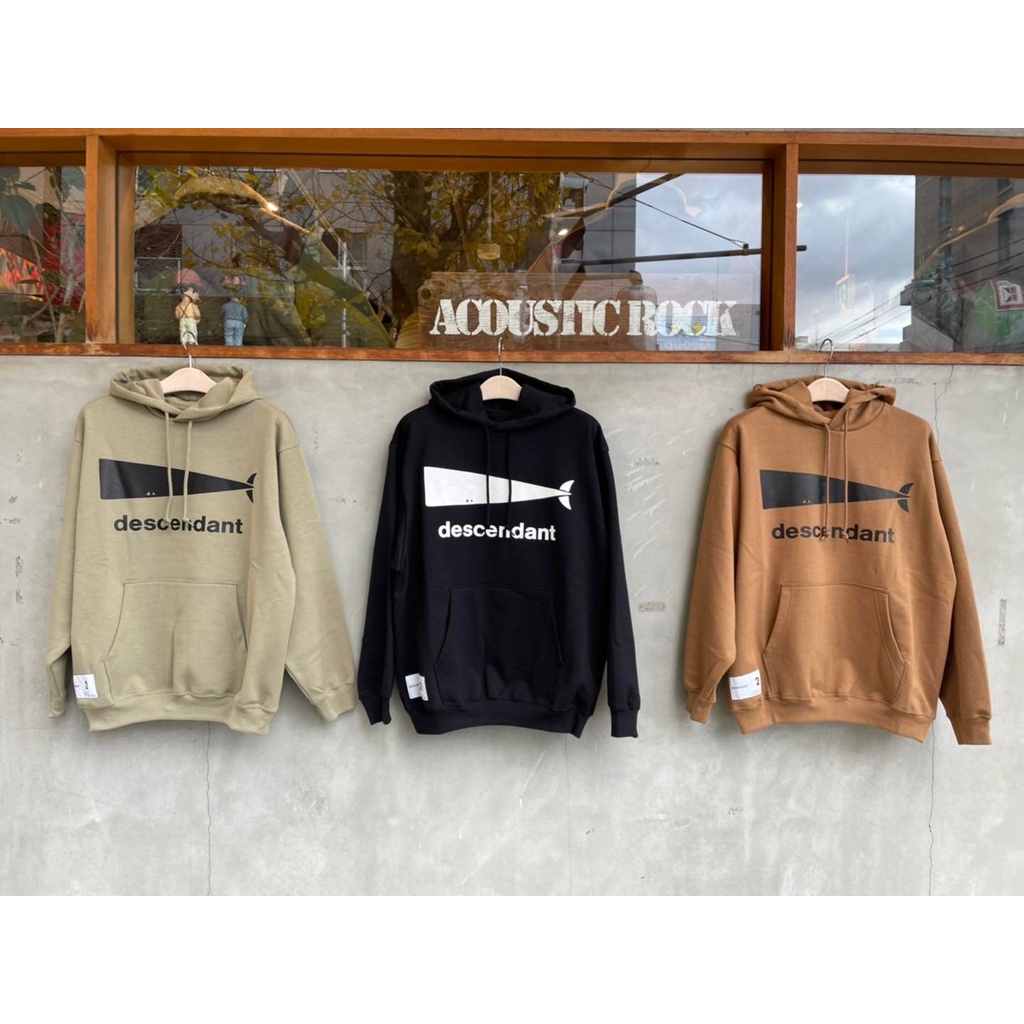 潮流本舖》DESCENDANT 21AW CACHALOT HOODED SWEATSHIRT 帽T 鯨魚