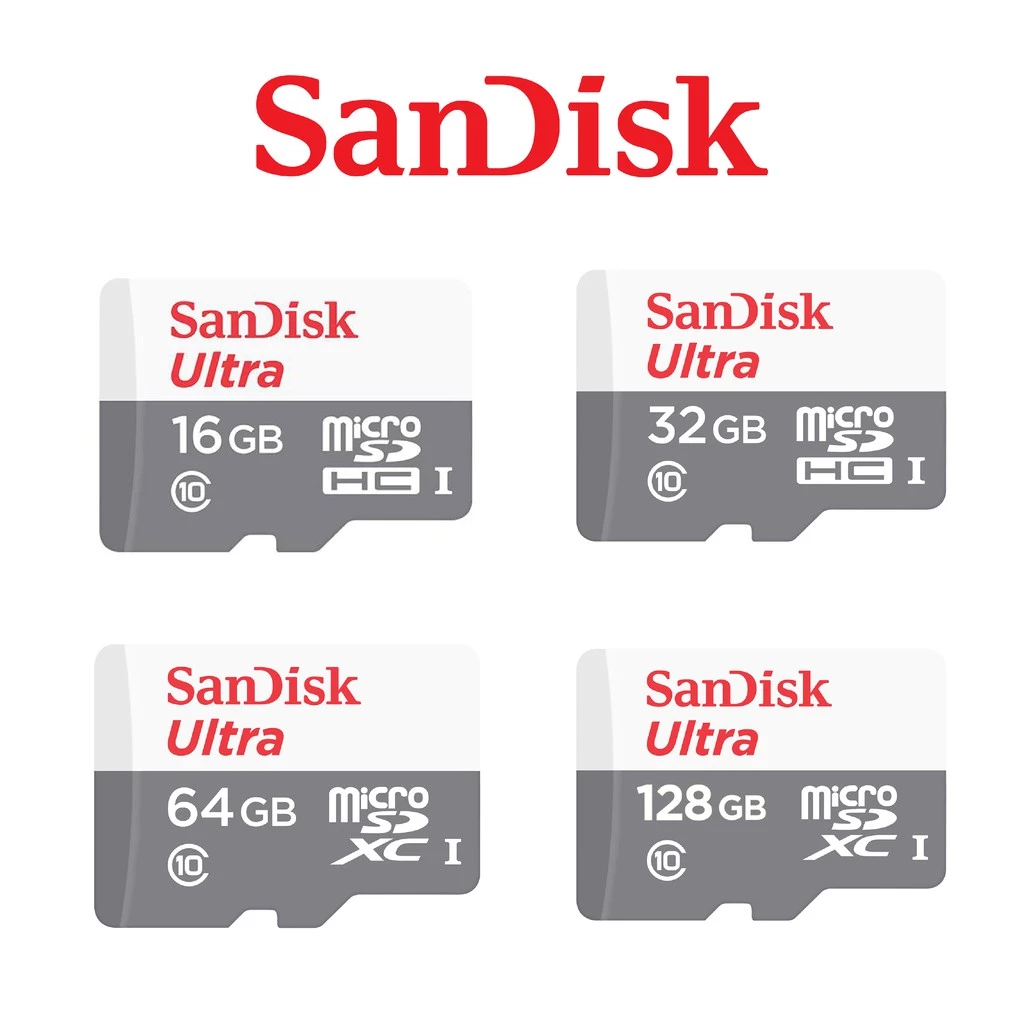 【SanDisk】 128G 64G 32G ULTRA MicroSD 100MB S UHS-I C10 記憶卡