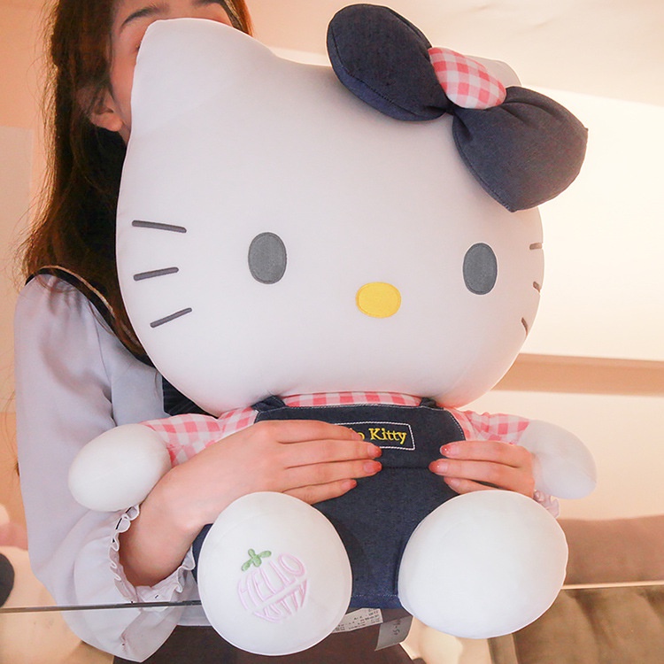 限時下殺 ️2025新款Hello Kitty公仔凱蒂猫玩偶布娃娃睡覺抱女孩哈嘍kitty毛絨玩具可愛 | 蝦皮購物