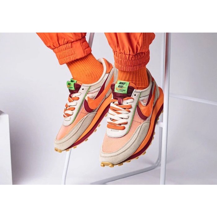 S.M.P】CLOT x SACAI x NIKE LDWAFFLE 三方聯名半解構透明DH1347-100